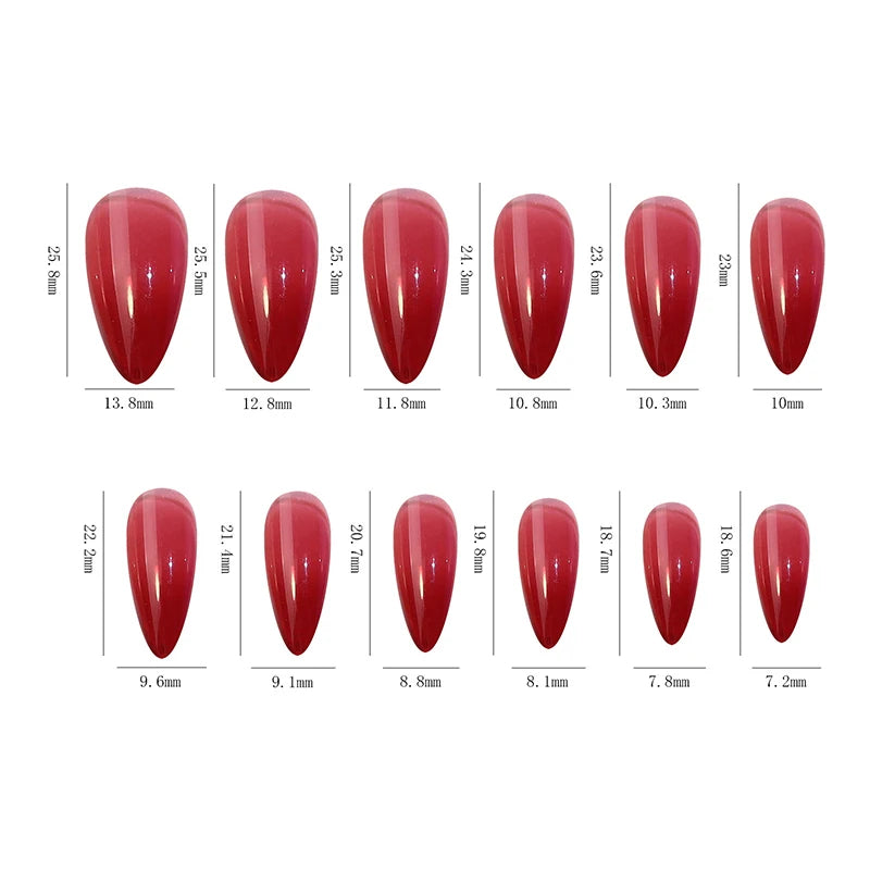 576 box Colorful Fake Nails Acrylic